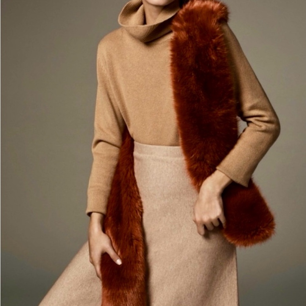 Banana Republic Faux Fur Scarf